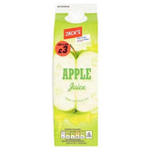Jack's Apple Juice from Concentrate 1 Litre (Case of 6)  Adomoo